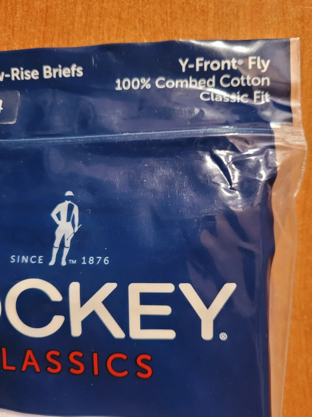 Jockey Classics Men’s White Low-Rise Briefs – 3-Pack Size 34 New